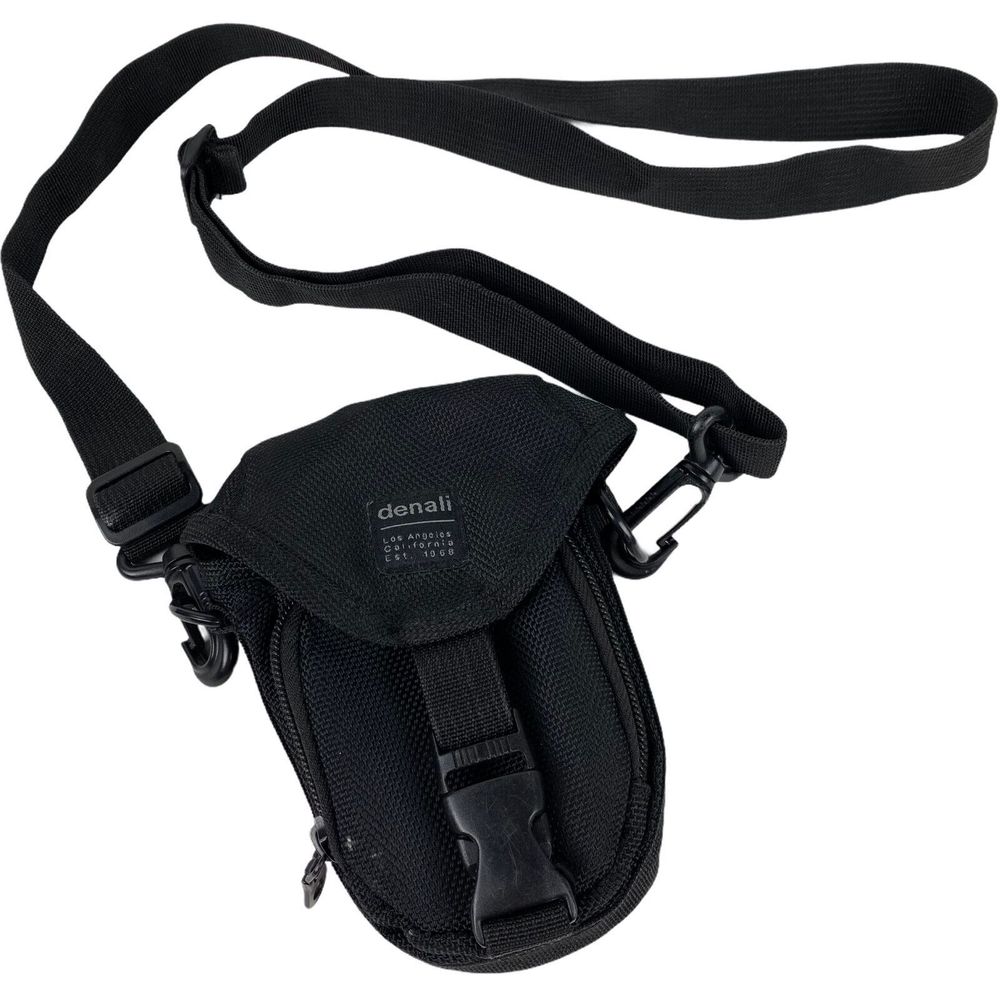 DENALI Storage Bag 6"x4" Camera Media SM Card Padded Rugged Graphite/Black Strap